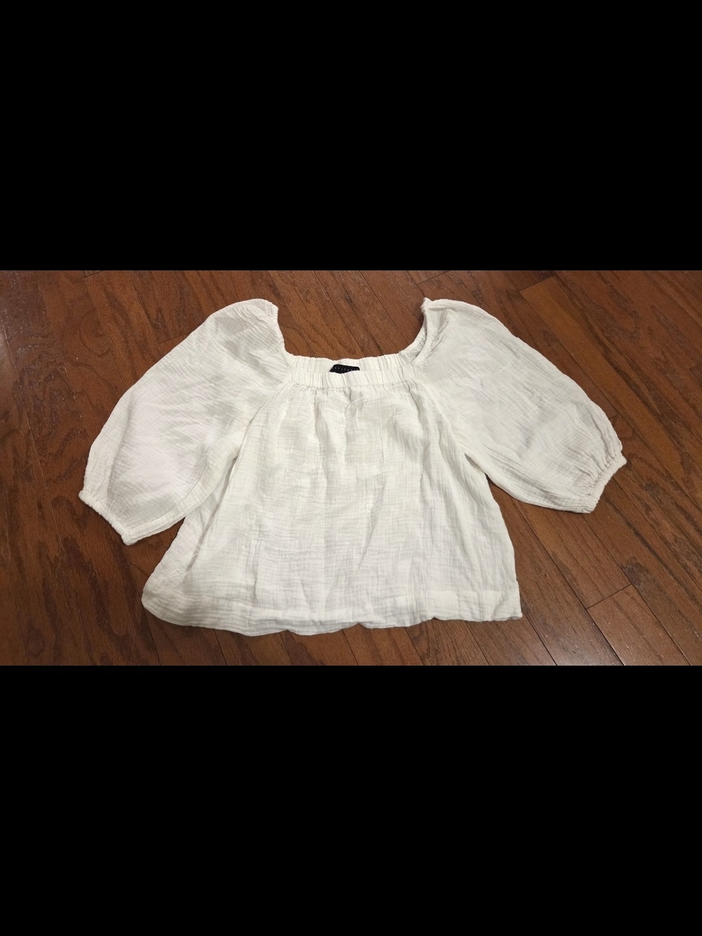 Sanctuary Real Love Gauze Medium Relaxed-fit Peasant Top Blouse